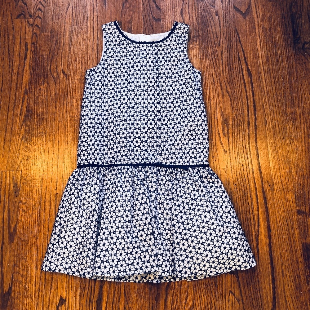 SUGARPLUM***Blue/White Flower Dress**Age 10